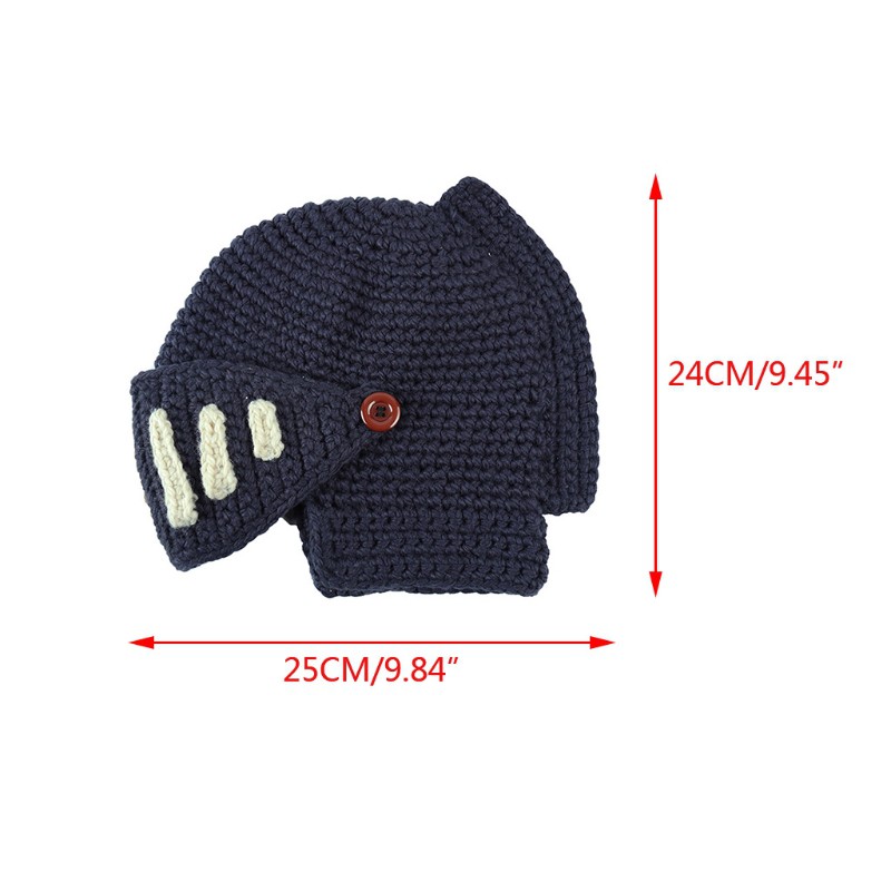 Mũ beanie Kèm Khẩu Trang Đan Len Phong Cách Hiệp Sĩ Roman