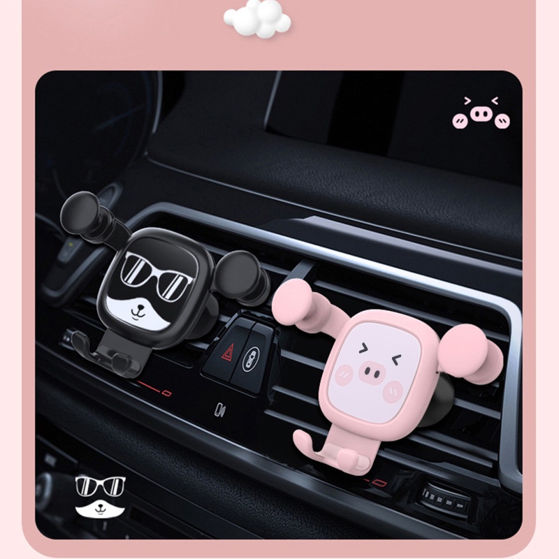 Sun Giá Đỡ Điện Thoại Phong Cách Động Vật Hoạt Hình Rảnh Tay Không Trượt Hoặc Rơi Cho Hầu Hết Các Phương Tiện Giao Thông