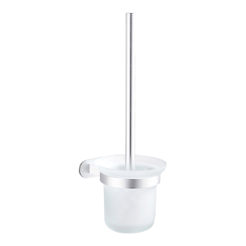 Bàn Chải Vệ Sinh Toilet Lông Mềm Gắn Tường Kèm Đế Đựng Tiện Lợi Dành Cho Phòng Tắm