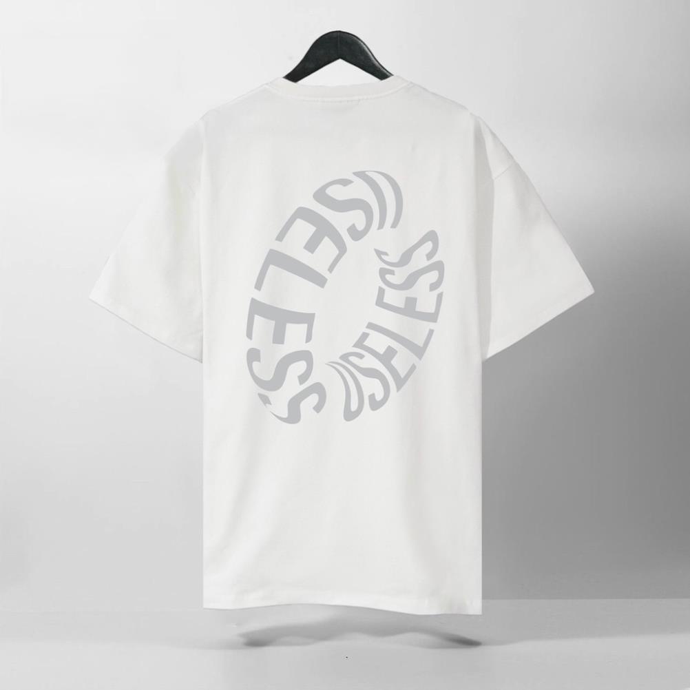 Áo Thun Tay Lỡ Phản Quang Bạc Sang Trọng, Form rộng oversize, áo phông unisex, chất liệu Cotton - KKIM Shop