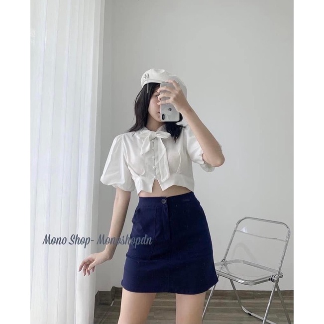 Set Áo Sơ Mi Kèm Chân Váy