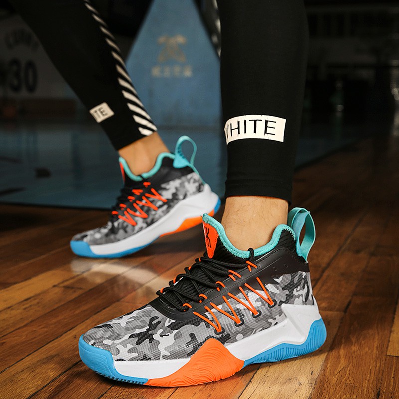 Giày bóng rổ chất lượng cao Giày thể thao thời trang Giày bóng rổ thanh niên Đế cao su chống trượt Size:36-44