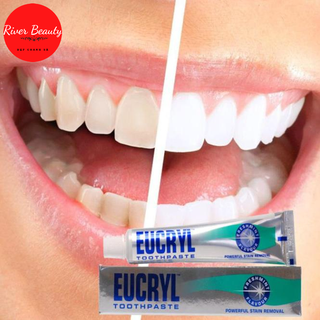 Kem Đánh Răng Và Bột Làm Trắng Răng Eucryl Toothpowder