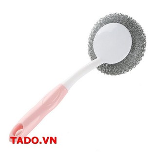 Cây búi sắt cọ chà chảo xoong nồi, bồn rửa chén bát thông minh, tiện dụng cho bạn GD605