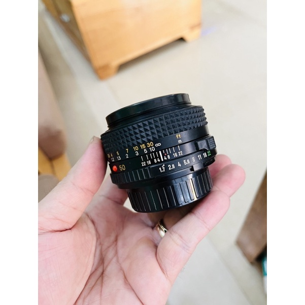 ống kính chụp ảnh MINOLTA MD 50F1.7 ngàm MD dùng cho máy film ngàm MD SRT101 X700 X500 SRT super