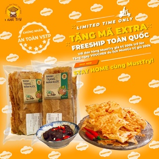 Bánh Tráng Mắm Ruốc loại 1 Combo 2 gói/500g Must TrY - Tinh Hoa Ẩm Thực Đà Lạt