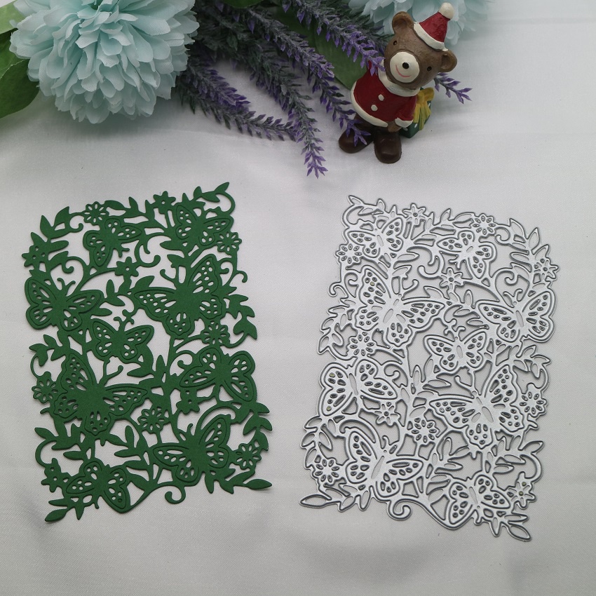 Khuôn Cắt Giấy Kim Loại Hình Bươm Bướm