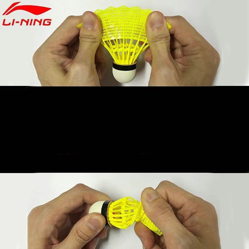 6 Quả Cầu Lông Nhựa Lining AN001 - Hàng Chính Hãng