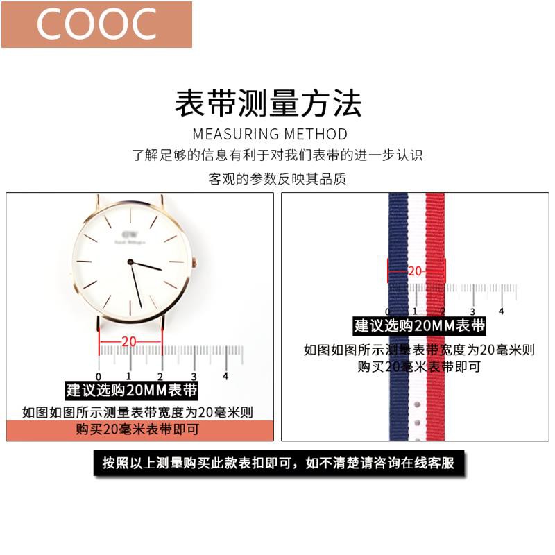 DANIEL WELLINGTON Dây Đeo Áo Ngực Bằng Vải Canvas Chống Mồ Hôi Dành Cho Cả Nam Và Nữ