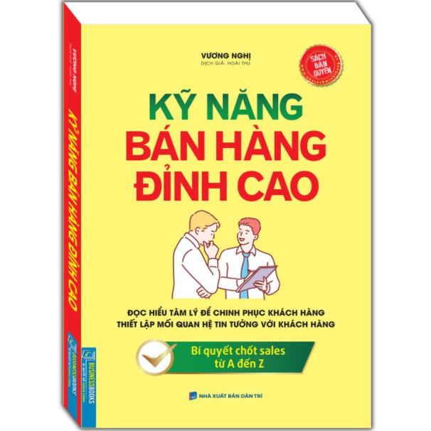 Sách - Businessbooks - Kỹ Năng Bán Hàng Đỉnh Cao