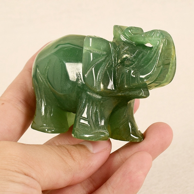 Tượng Voi Điêu Khắc Thủ Công Trang Trí Độc Đáo