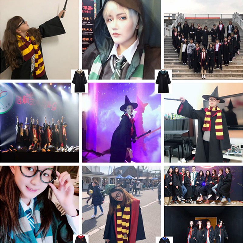 Bộ đồ hóa trang gryffindor slytherin hufflepuff ravenclaw trong phim Harry Potter