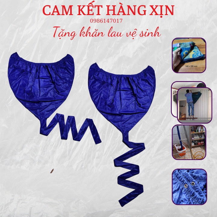 Áo vệ sinh máy lạnh Túi vệ sinh máy lạnh bạt bảo dưỡng điều hòa 9000btu & 12000btu