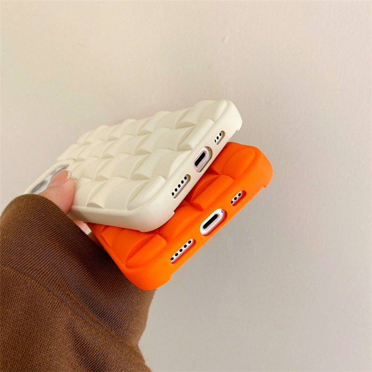 Ốp Điện Thoại Chống Sốc Họa Tiết Khối Rubik Ba Chiều Cho iPhone 14 13 12 11 Pro Max XS XR X 8 7 6 6S Plus + SE 2020