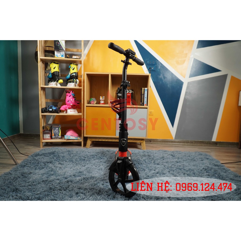 Xe Trượt Scooter Người Lớn Cao Cấp Centosy - 301 Đen