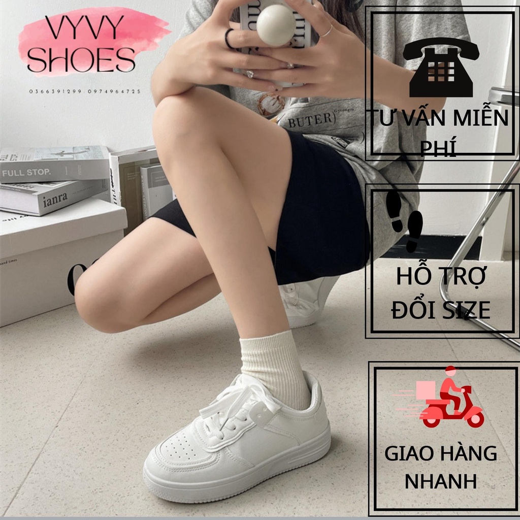 Giầy trắng Air force 1 all white, giày af1 trắng, giày thể thao nam nữ, cổ thấp, thời trang, bản high quality VYVYSHOES