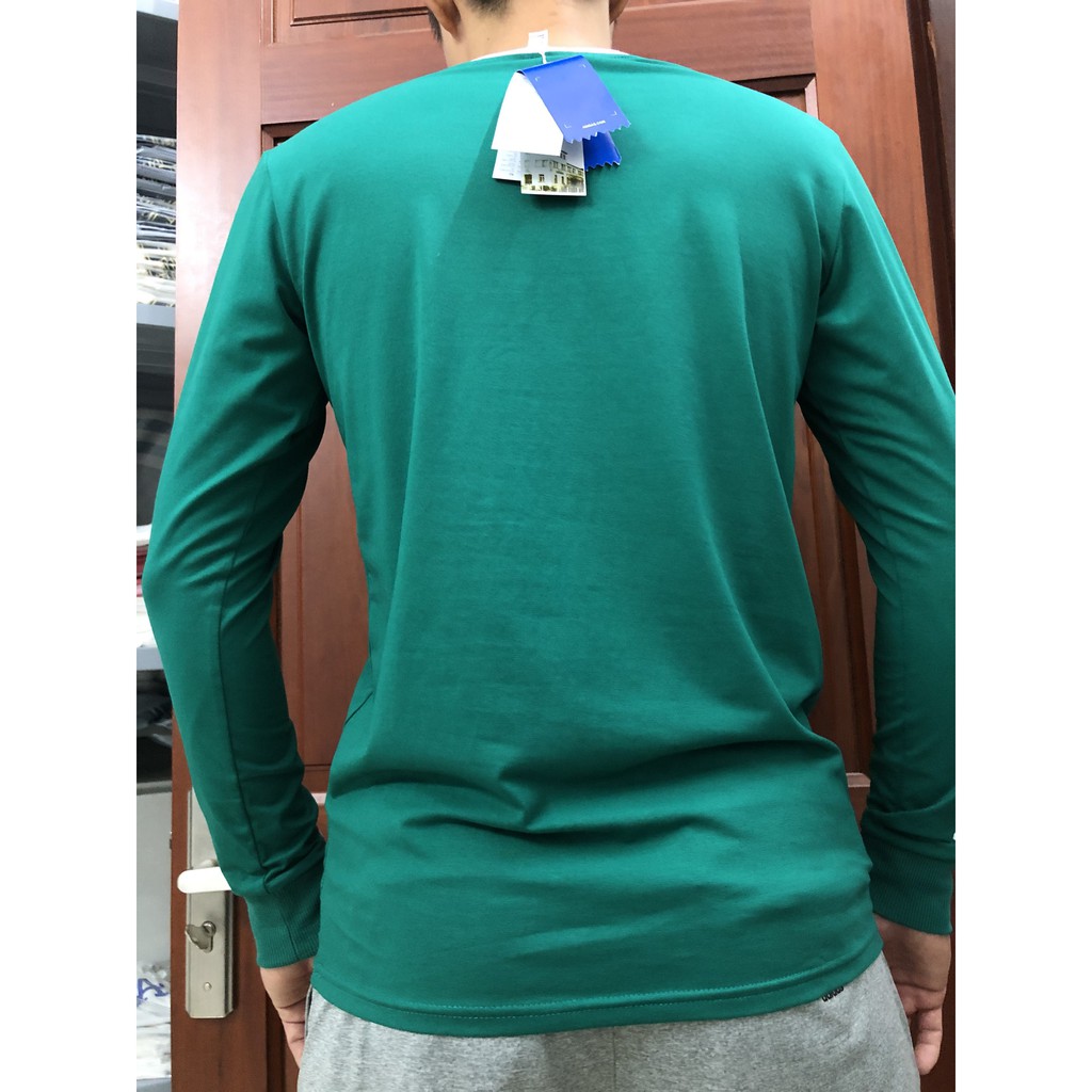 Áo das tay dài 3 sọc - 100% cotton vải 4 chiều xuất xịn