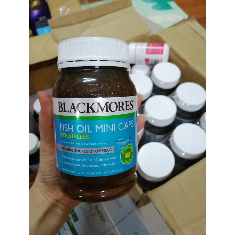 Dầu cá Blackmore Odourless fish oil Mini Caps