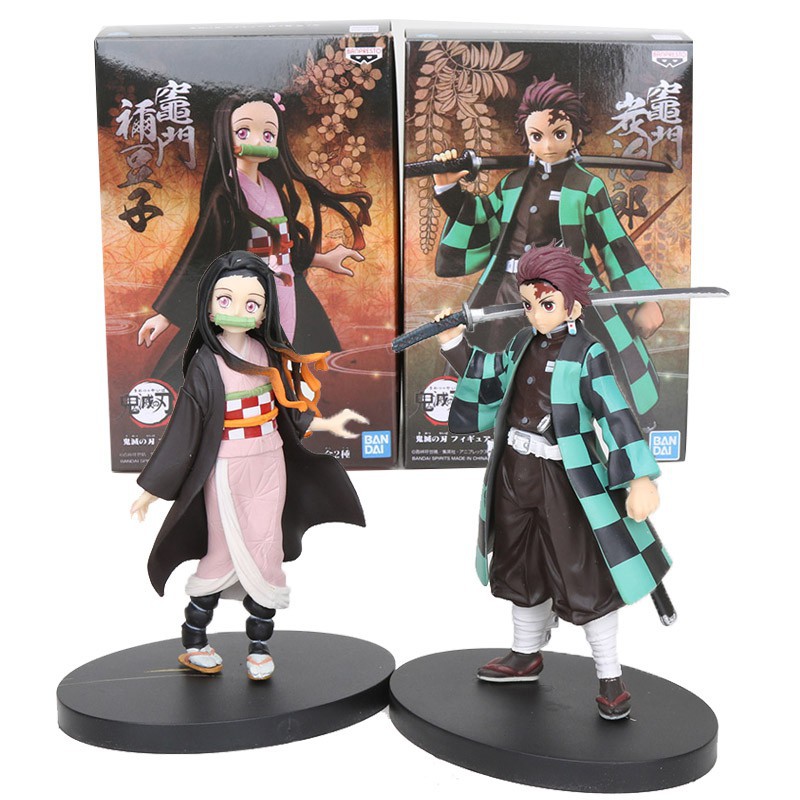 Hình Nhân Vật Kamado Tanjirou Và Kamado Nezuko Trong Anime Kimetsu no Yaiba - Không Hộp
