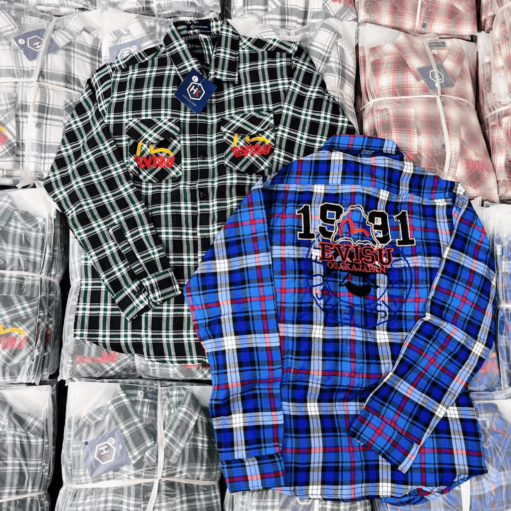 (HCM) ÁO SƠ MI NAM CARO TAY DÀI THỜI TRANG NAM PHONG CÁCH LUXURY - BOY PHỐ , DÂN TỔ BẮC NAM KME FASHION