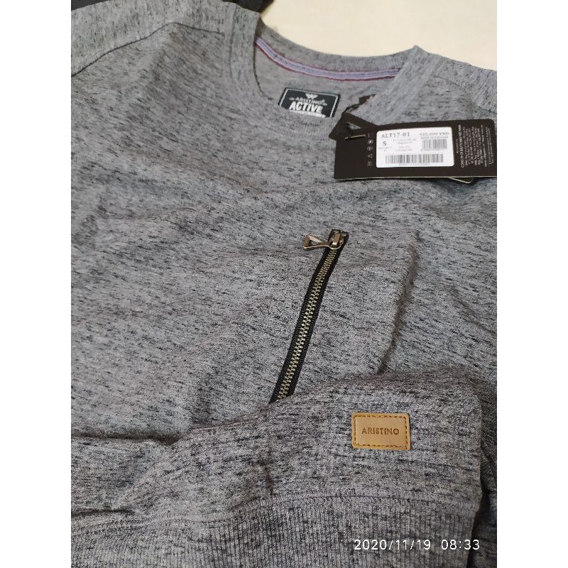 (XẢ KHO) Áo nỉ Aristino ALT17-01 tag 425K | BigBuy360 - bigbuy360.vn