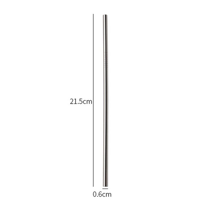 Ống hút inox LocknLock dạng thẳng thép không gỉ, dễ dàng vệ sinh và tái sử dụng - JoyMall