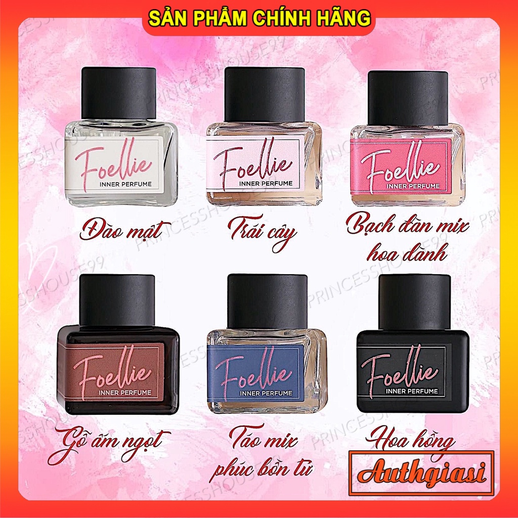 Nước hoa vùng kín FOELLIE Inner Perfume Eau de cao cấp Hàn Quốc lưu hương lâu sexy mãnh liệt 5ml / 20ml