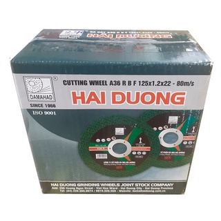 Đá cắt sắt 125mm Hải Dương xanh mỏng