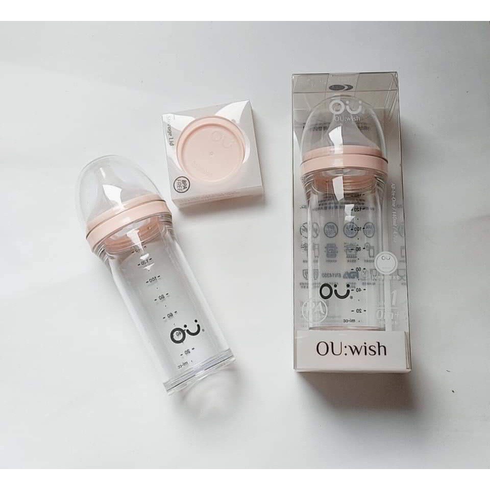 Bình Sữa OU WISH (ouwish) Nội Địa Hàn Quốc 140ml/260ml