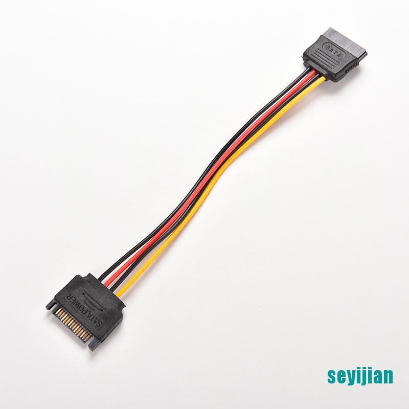 Cáp Mở Rộng Chuyển Đổi Từ Đầu Cắm 8 Inch Sang Ổ Cắm 15 Pin 15P SATA Chuyên Dụng