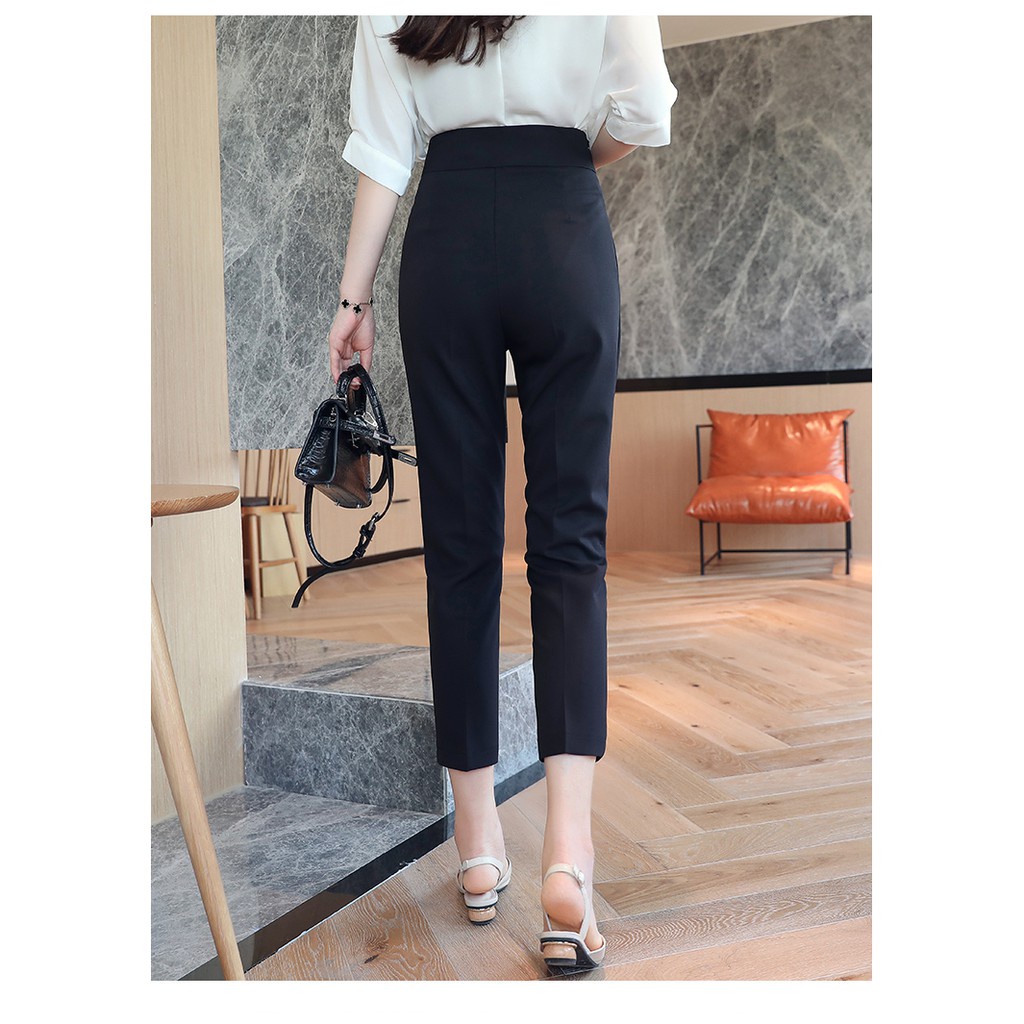 QUẦN TÂY NỮ ĐAI KHUYÊN TRÒN KINA HÀNG THIẾT KẾ, Vải Tuyết Mưa Tây Đẹp, Có Bigsize 85KG