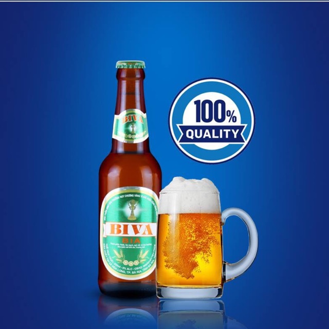 bia tươi biva số lượng 10 chai