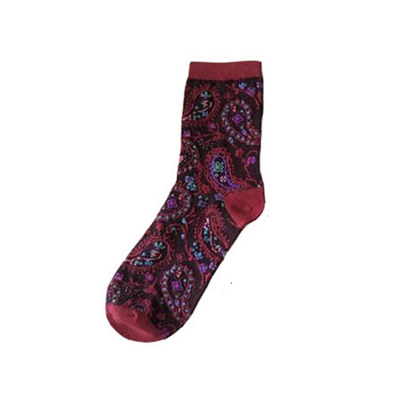 1 Đôi Tất Cotton Giữ Ấm Mùa Thu Đông In Họa Tiết Dễ Thương Phong Cách Nhật Bản Cho Nữ