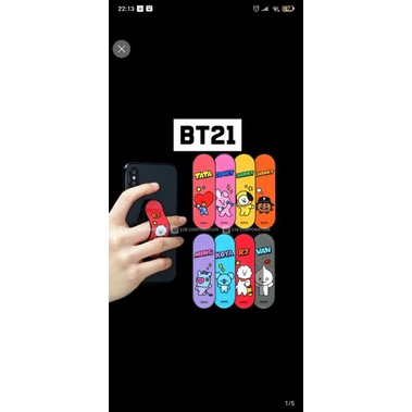 Giá Đỡ Điện Thoại Iring/Pop/Giá Đỡ Hình Hoa Cúc/BlackPink/BT21/OnePiece/Mickey/Doraemon