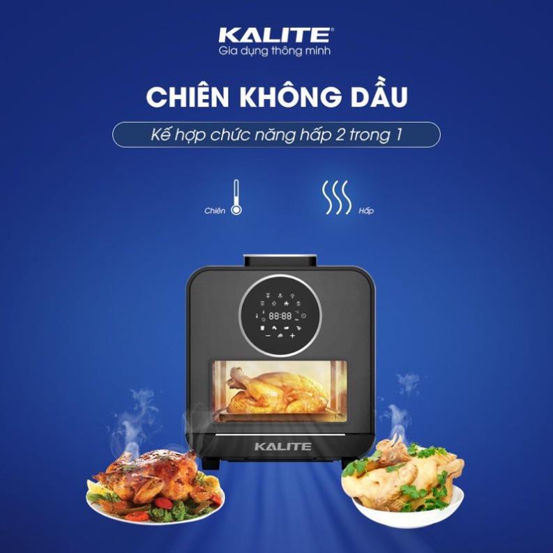 Nồi chiên hơi nước Kalite Steam Star, dung tích 15L, hấp chiên 2in1, bảng điều khiển điện tử, bảo hành chính hãng 24th