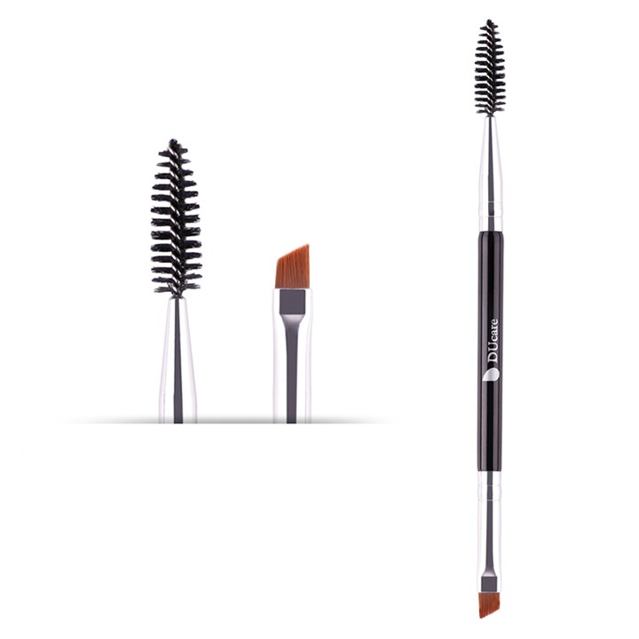 Cọ vẽ chân mày DUcare Brushes for Makeup Eyebrow Brush+Eyebrow Comb Spoolie Brush eyebrow