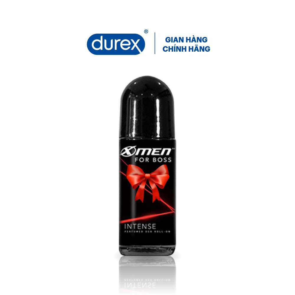 Quà tặng độc quyền Durex - Lăn khử mùi Xmen For Boss Roll on intense 40ml