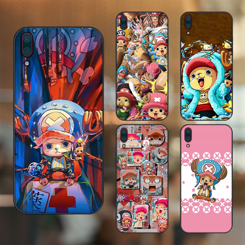 Ốp lưng Huawei Y7 Pro 2019 viền đen in hình Chopper One Piece Đảo Hải Tặc
