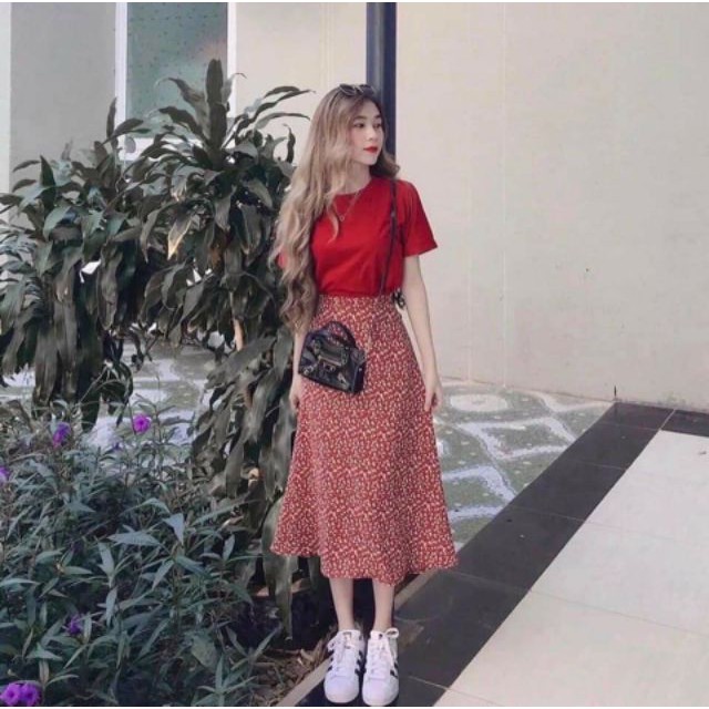 [Ảnh thật /Video] Chân váy hoa nhí vintage nhiều màu hàng Quảng Châu - Chân váy dài vintage 2 lớp- Dorita Boutique | WebRaoVat - webraovat.net.vn