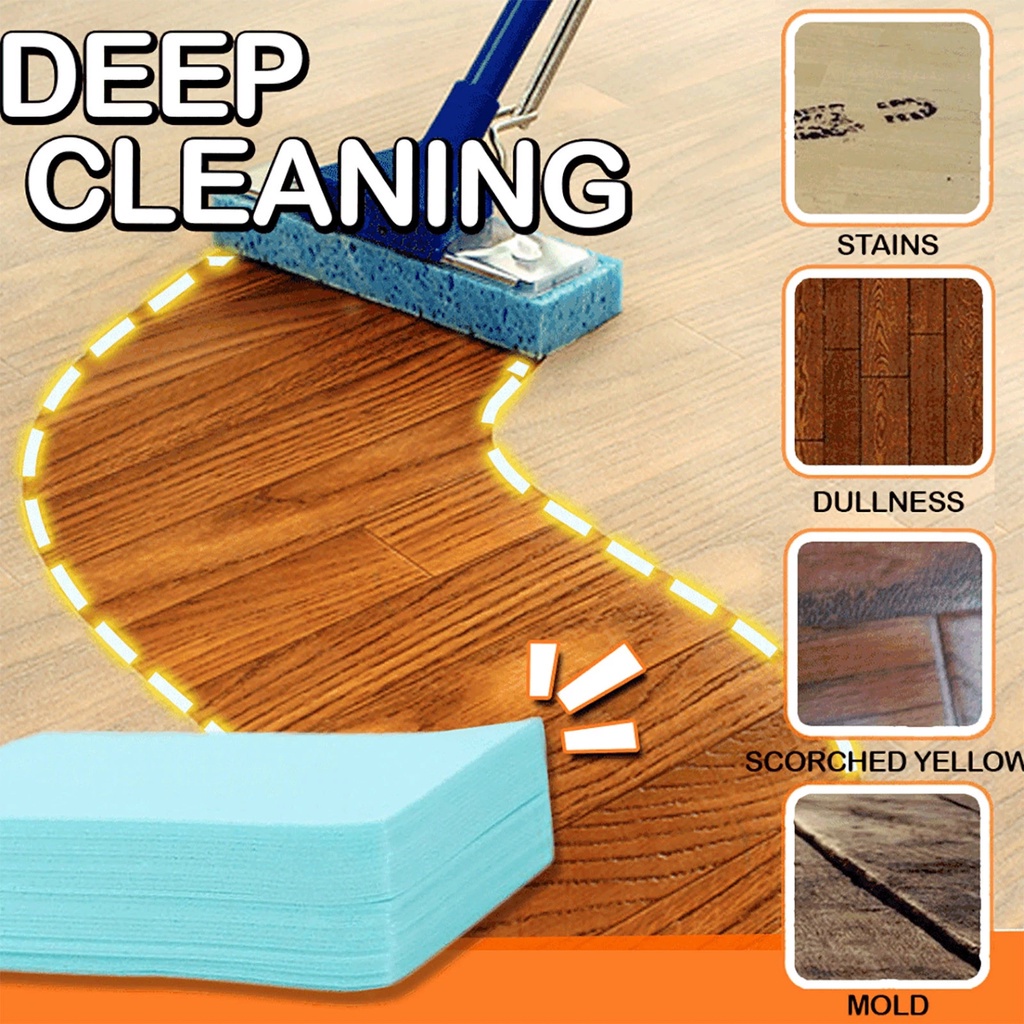 Set 30 Lát Làm Sạch Sàn Gỗ Khử Trùng Kháng Khuẩn Cho Gia Đình
