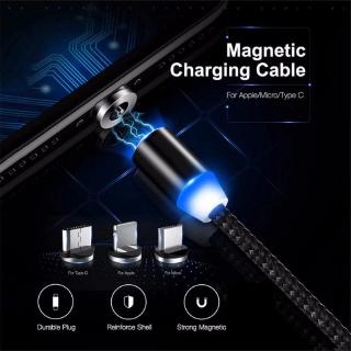 Ready Stock 1m/2m Magnetic Charger Cable for Iphone/Type-c/Android