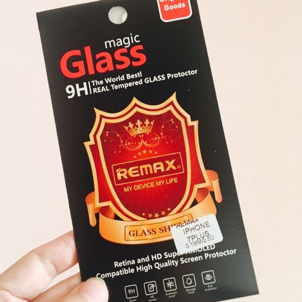[Loại đẹp] Cường Lực Remax Cho iPhone 6,6s,6pl,6spl,7,8,7pl,8pl,X,Xs Loại Xịn