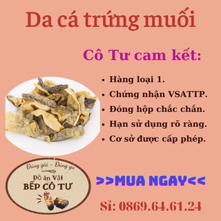 Da cá trứng muối Singapore đặc sản Bếp Cô Tư
