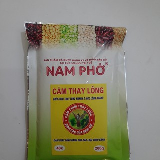 Cám thay lông Nam Phở - dành cho các loại chim- tặng thìa xúc cám hoặc xiên hoa quả hàng đục