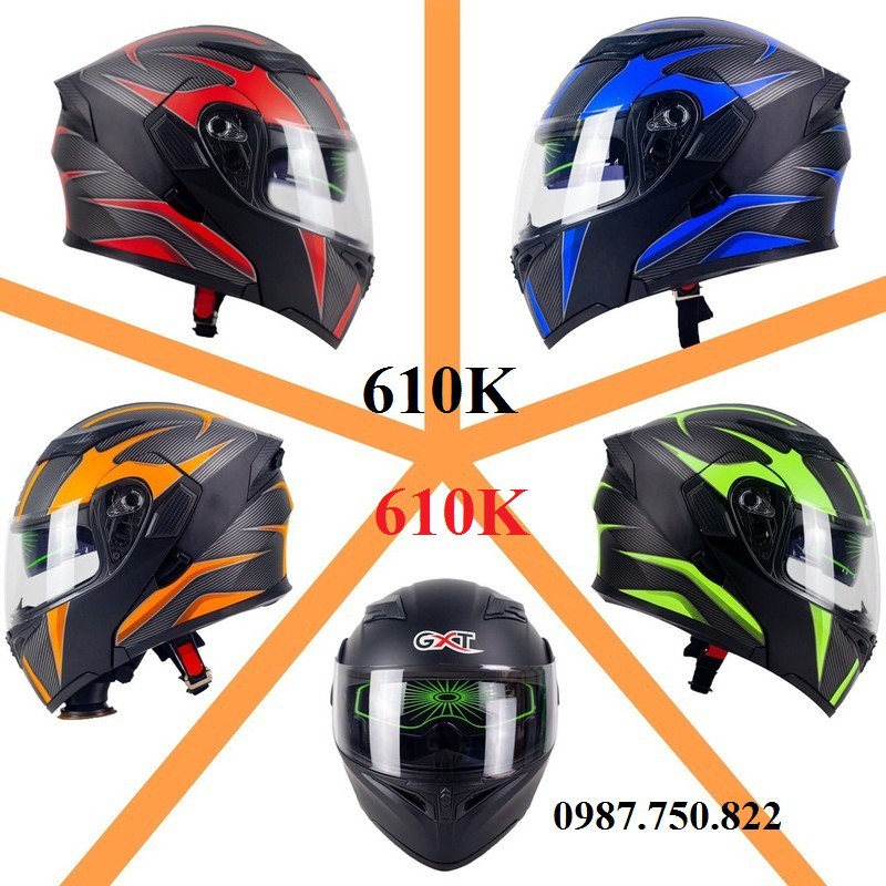MŨ BẢO HIỂM GXT lật hàm cao cấp BỀN ĐẸP
