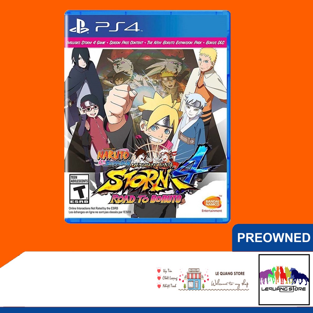 Đĩa game PS4: Naruto Shippuden Ultimate Ninja Storm 4