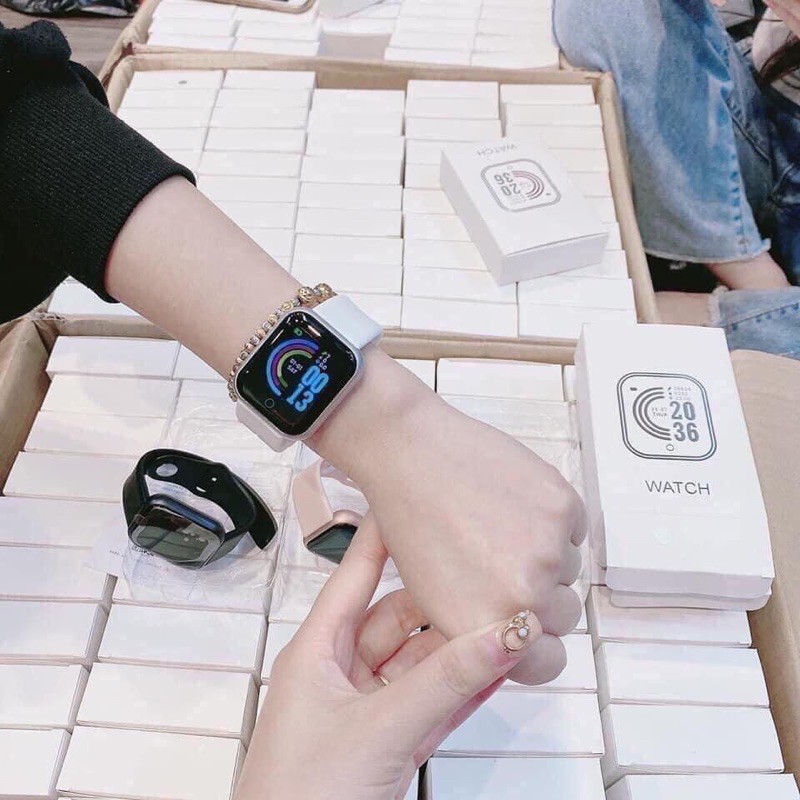 Đồng Hồ Thông Minh Ảnh Thật 💕 SmartWatch Chống Nước Kết Nối Bluetooth 💕 Hỗ Trợ Theo Dõi Sức Khỏe