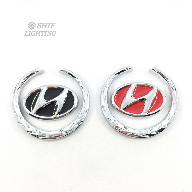 Logo Hyundai bằng kim loại dán xe hơi chất lượng cao