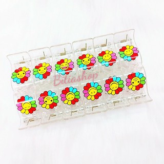 LỐ 12 KẸP TÓC CÀNG CUA 5 RĂNG HOA MẶT TRỜI