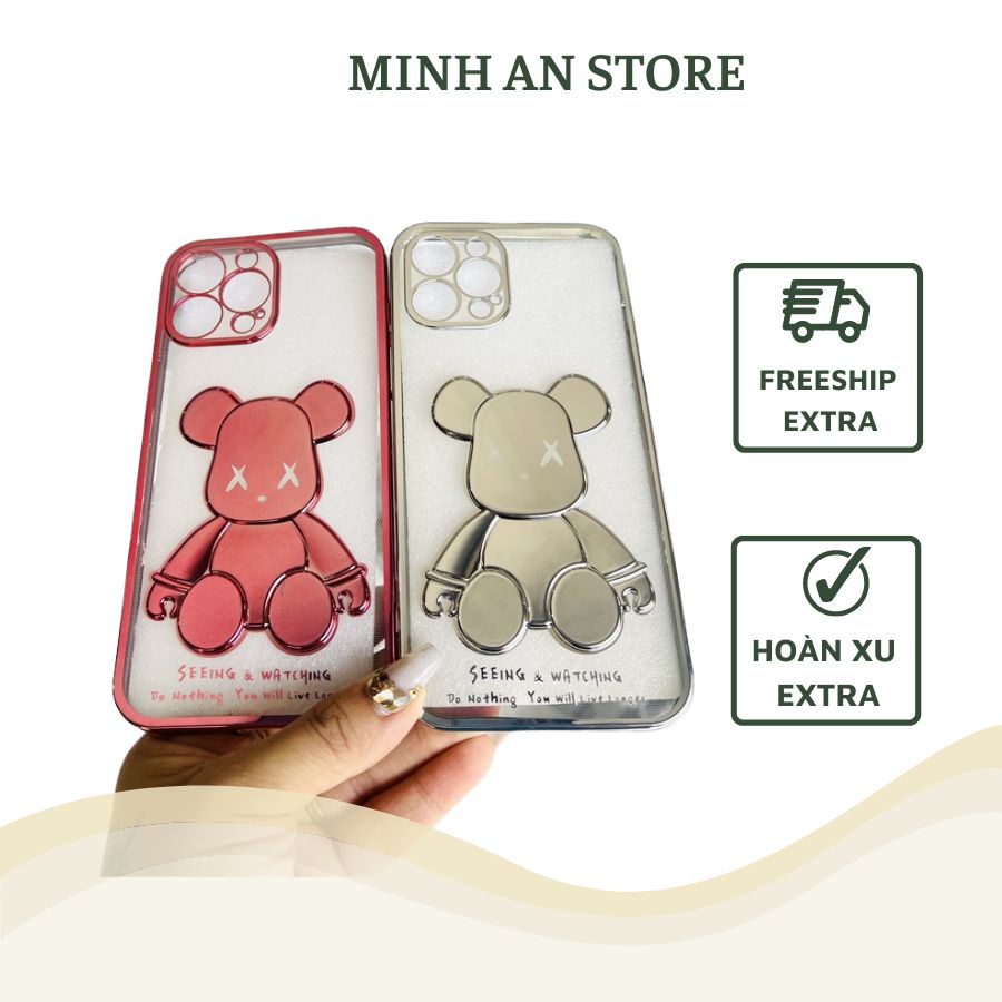 [Minh An Store] Ốp lưng IP ,Ốp Kawas viền xi in nổi